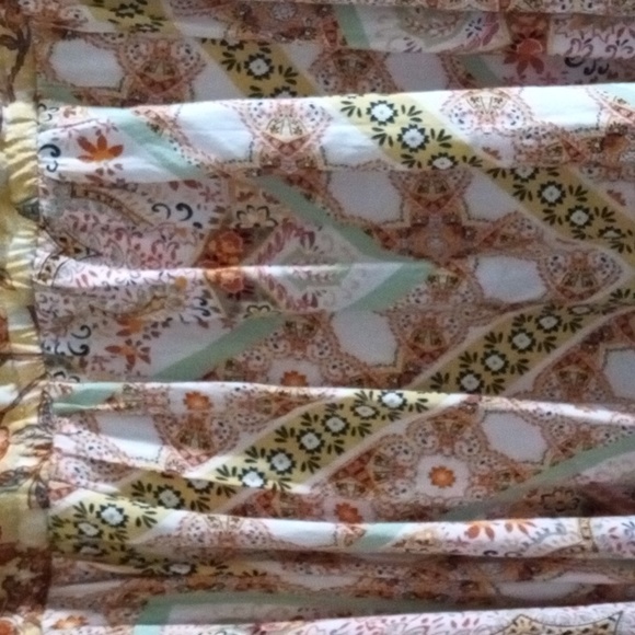 TORRID MIDI HANDKERCHIEF DRESS YELLOW SIZE 1X - Picture 4 of 12